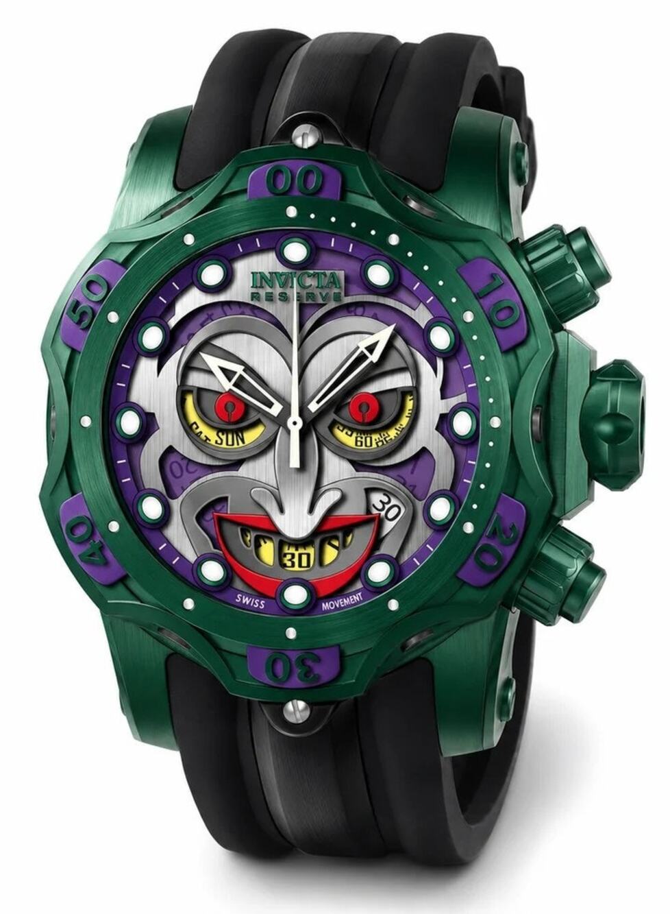 Invicta -Venom, Ultra rare dials Men's Watch -52.5mm, Black, Steel (50718) (147)